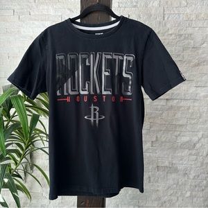 NBA UNK Houston Rockets Basketball Black Tee Size Small